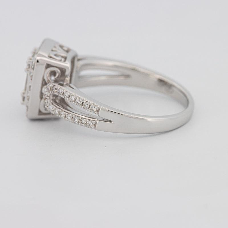 Invisible Halo Square Diamond Ring - ZIZOV DIAMONDS