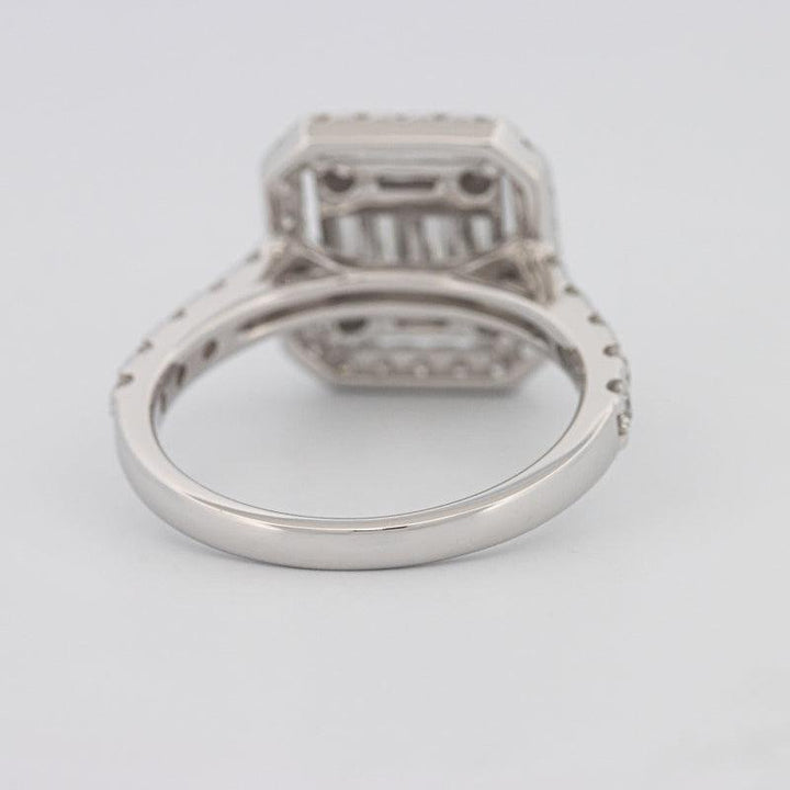 Invisible Halo Square Diamond Ring - ZIZOV DIAMONDS