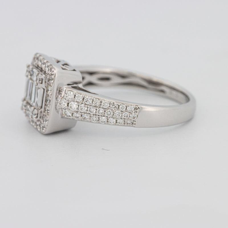 Invisible Halo Square Diamond Ring - ZIZOV DIAMONDS
