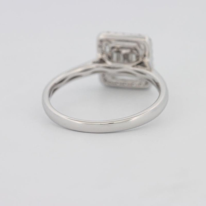 Invisible Halo Square Diamond ring - ZIZOV DIAMONDS