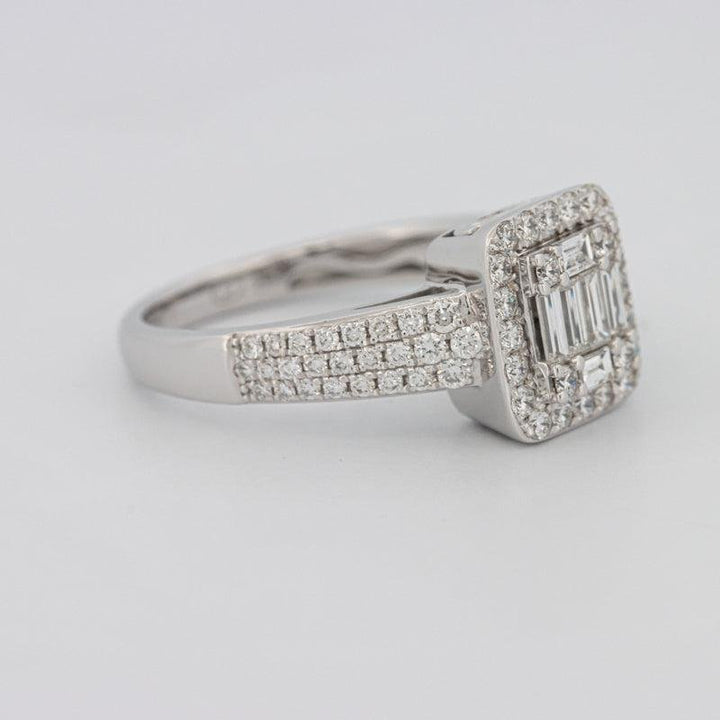 Invisible Halo Square Diamond Ring - ZIZOV DIAMONDS