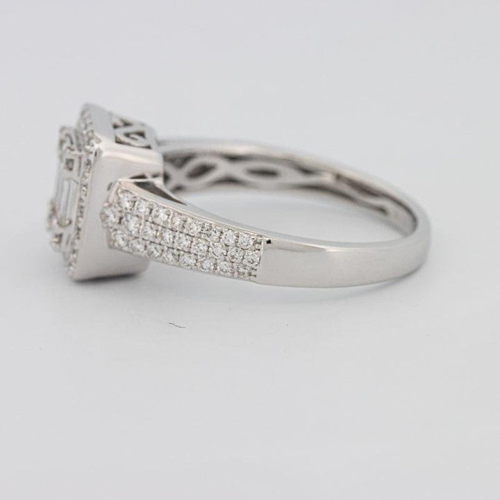 Invisible Halo Square Diamond Ring - ZIZOV DIAMONDS