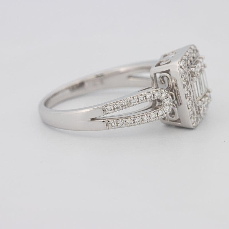 Invisible Halo Square Diamond Ring - ZIZOV DIAMONDS