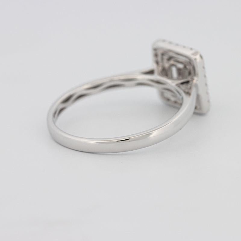 Invisible Halo Square Diamond ring - ZIZOV DIAMONDS