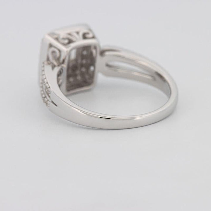 Invisible Halo Square Diamond Ring - ZIZOV DIAMONDS