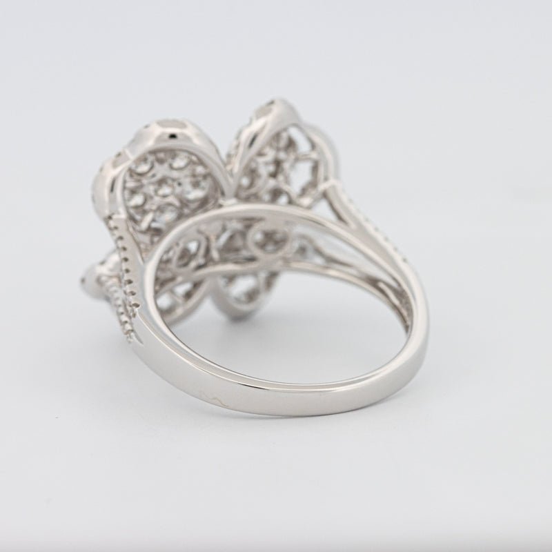 Invisible "Lucky Clover" Diamond Ring - ZIZOV DIAMONDS