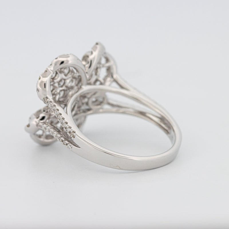Invisible "Lucky Clover" Diamond Ring - ZIZOV DIAMONDS