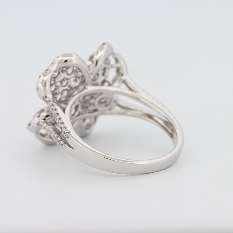 Invisible "Lucky Clover" Diamond Ring - ZIZOV DIAMONDS