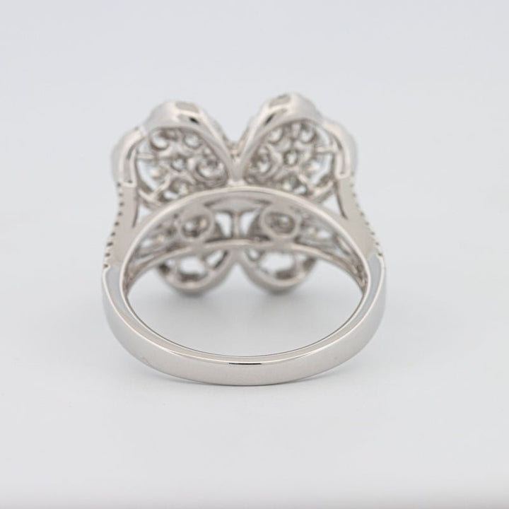 Invisible "Lucky Clover" Diamond Ring - ZIZOV DIAMONDS