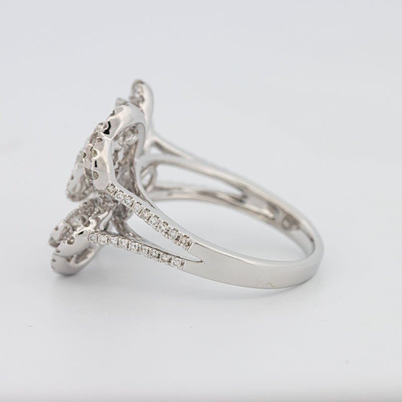 Invisible "Lucky Clover" Diamond Ring - ZIZOV DIAMONDS