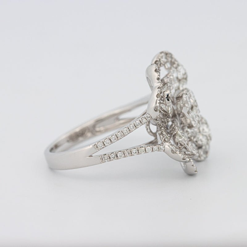 Invisible "Lucky Clover" Diamond Ring - ZIZOV DIAMONDS