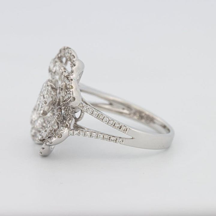 Invisible "Lucky Clover" Diamond Ring - ZIZOV DIAMONDS