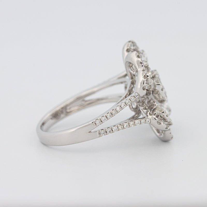 Invisible "Lucky Clover" Diamond Ring - ZIZOV DIAMONDS