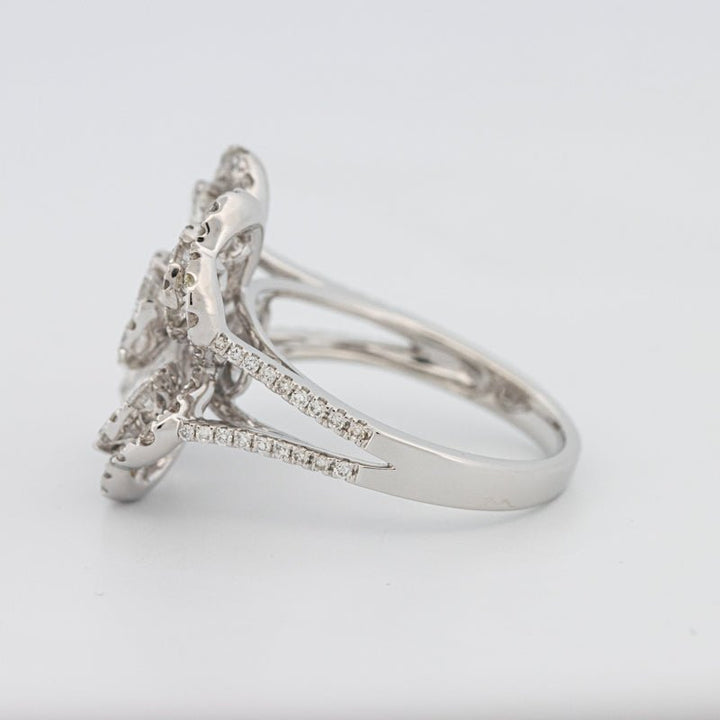 Invisible "Lucky Clover" Diamond Ring - ZIZOV DIAMONDS