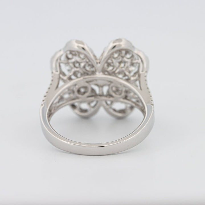 Invisible "Lucky Clover" Diamond Ring - ZIZOV DIAMONDS