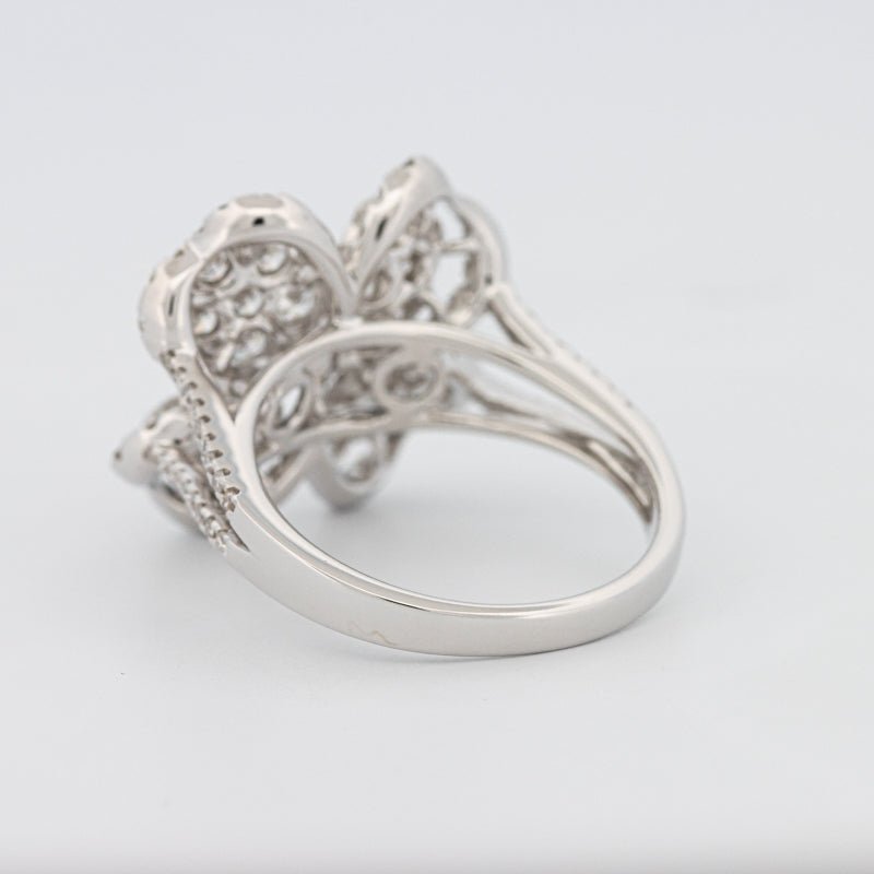 Invisible "Lucky Clover" Diamond Ring - ZIZOV DIAMONDS