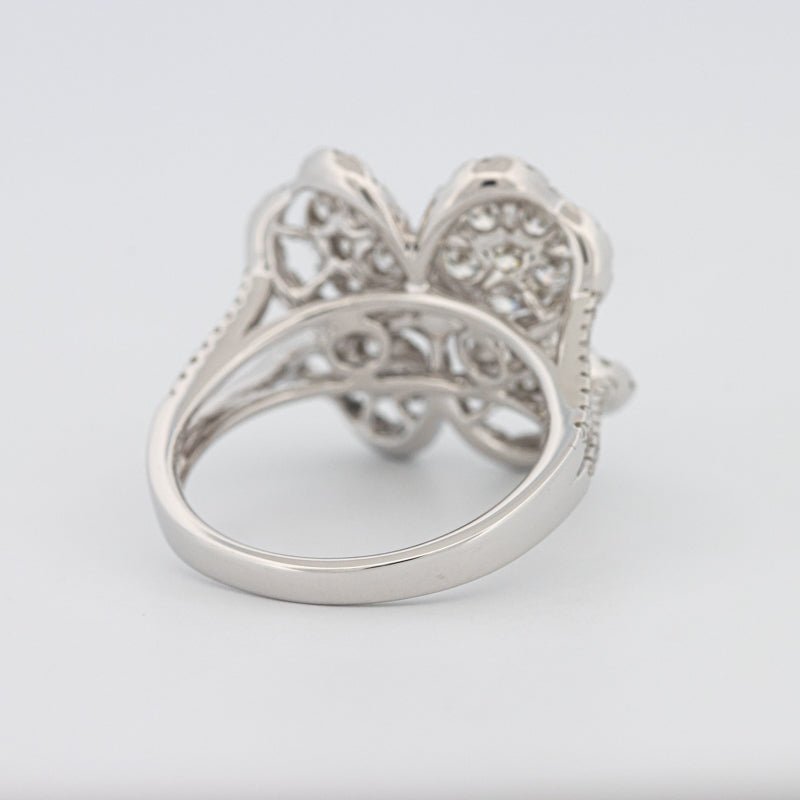 Invisible "Lucky Clover" Diamond Ring - ZIZOV DIAMONDS