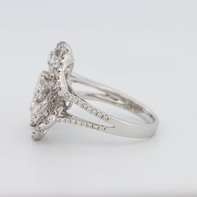 Invisible "Lucky Clover" Diamond Ring - ZIZOV DIAMONDS