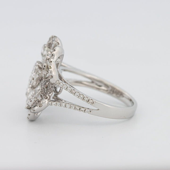 Invisible "Lucky Clover" Diamond Ring - ZIZOV DIAMONDS