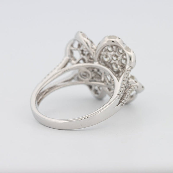 Invisible "Lucky Clover" Diamond Ring - ZIZOV DIAMONDS