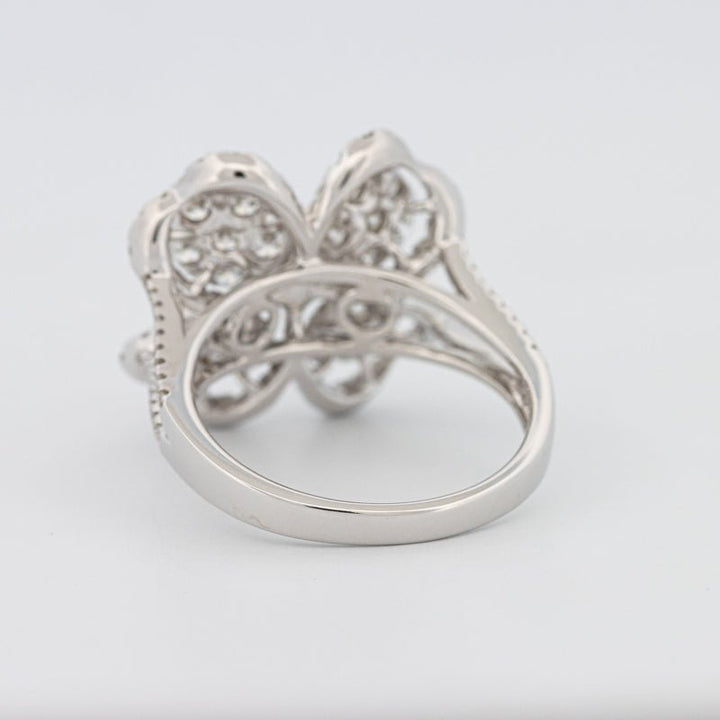 Invisible "Lucky Clover" Diamond Ring - ZIZOV DIAMONDS