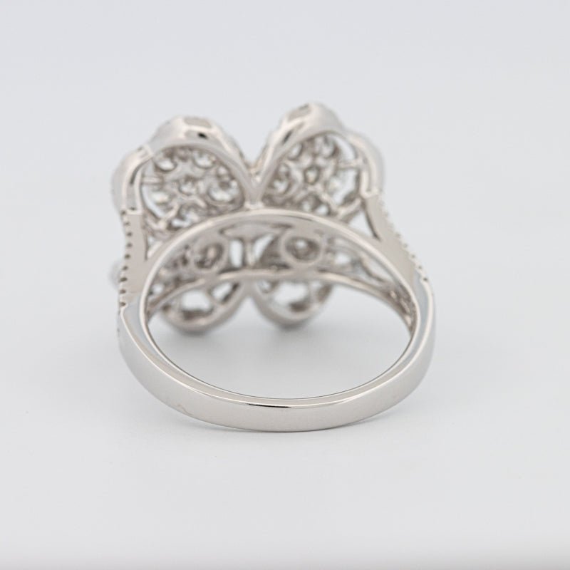 Invisible "Lucky Clover" Diamond Ring - ZIZOV DIAMONDS