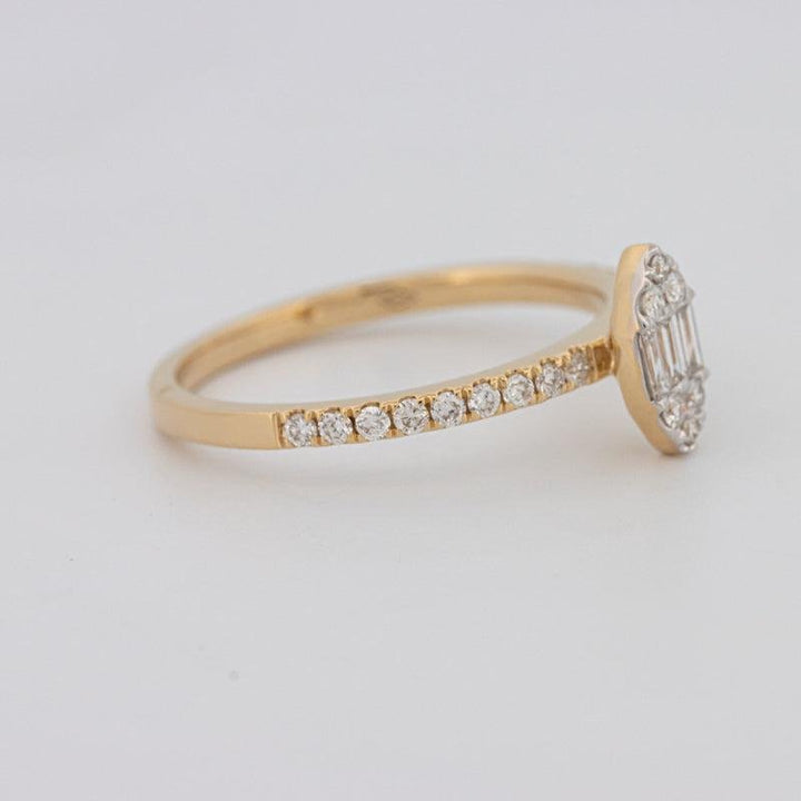 Invisible Marquise Diamond ring - ZIZOV DIAMONDS