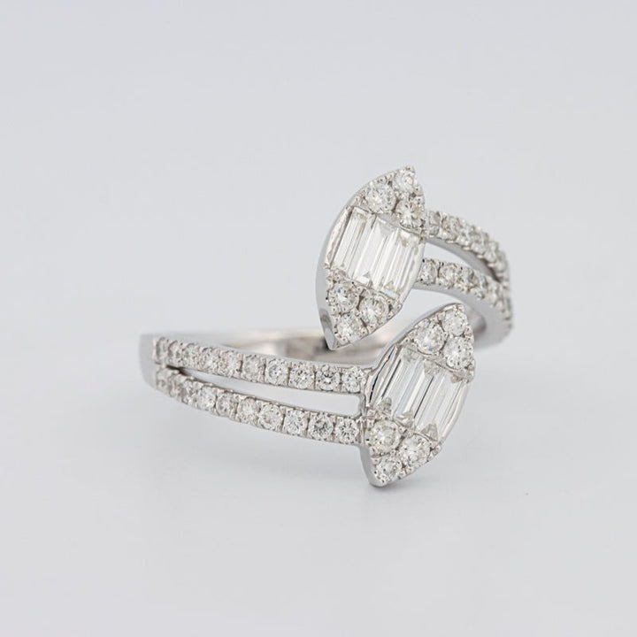 Invisible Marquise Twinny Ring - ZIZOV DIAMONDS