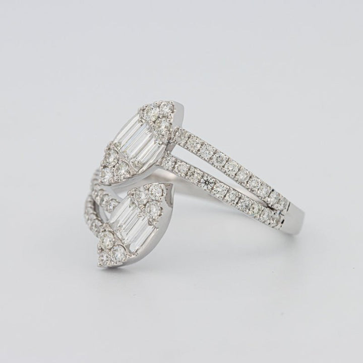 Invisible Marquise Twinny Ring - ZIZOV DIAMONDS