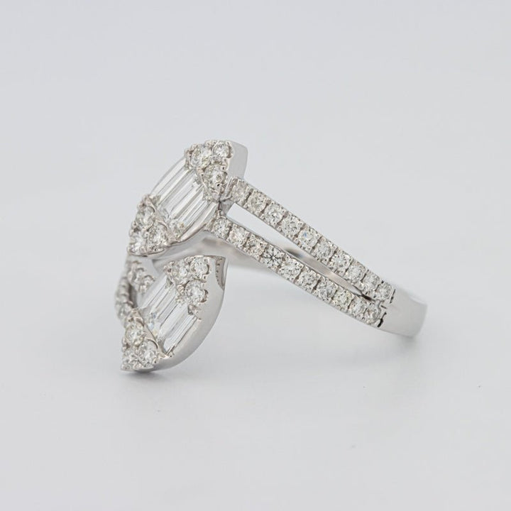 Invisible Marquise Twinny Ring - ZIZOV DIAMONDS
