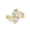 Invisible Marquise Twinny Ring - ZIZOV DIAMONDS