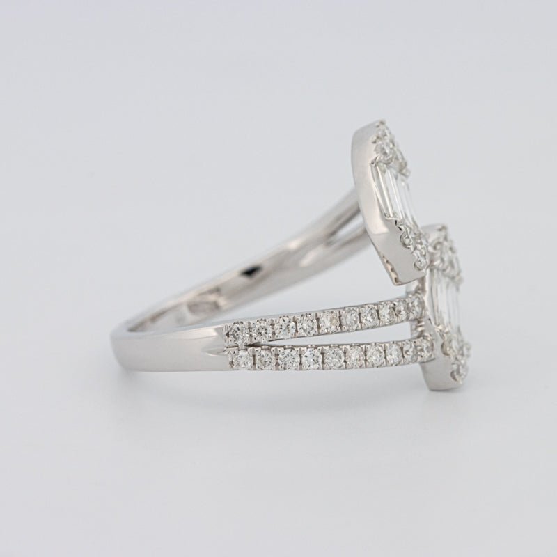 Invisible Marquise Twinny Ring - ZIZOV DIAMONDS