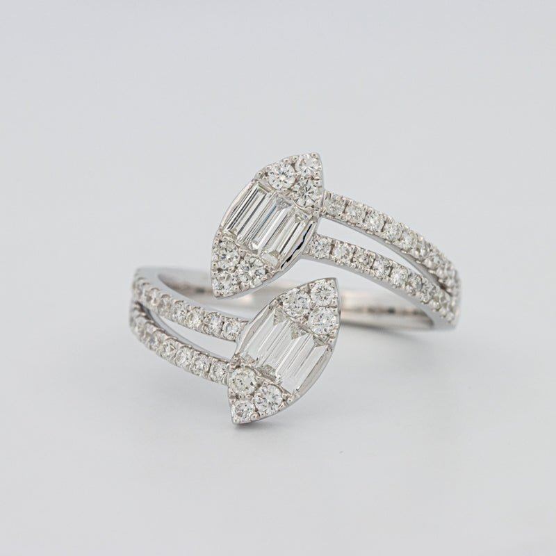 Invisible Marquise Twinny Ring - ZIZOV DIAMONDS