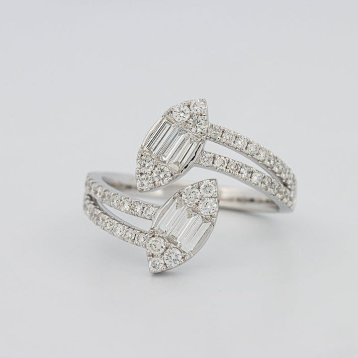 Invisible Marquise Twinny Ring - ZIZOV DIAMONDS