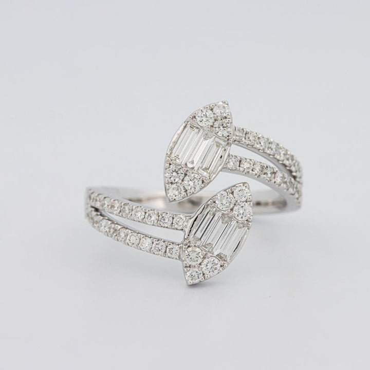 Invisible Marquise Twinny Ring - ZIZOV DIAMONDS