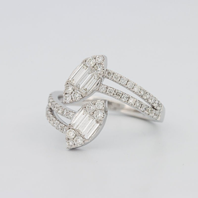 Invisible Marquise Twinny Ring - ZIZOV DIAMONDS