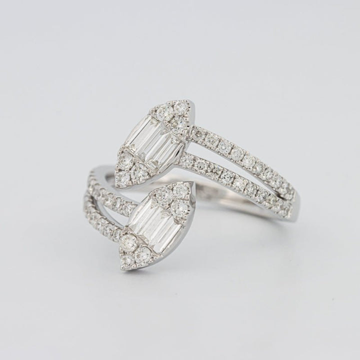 Invisible Marquise Twinny Ring - ZIZOV DIAMONDS