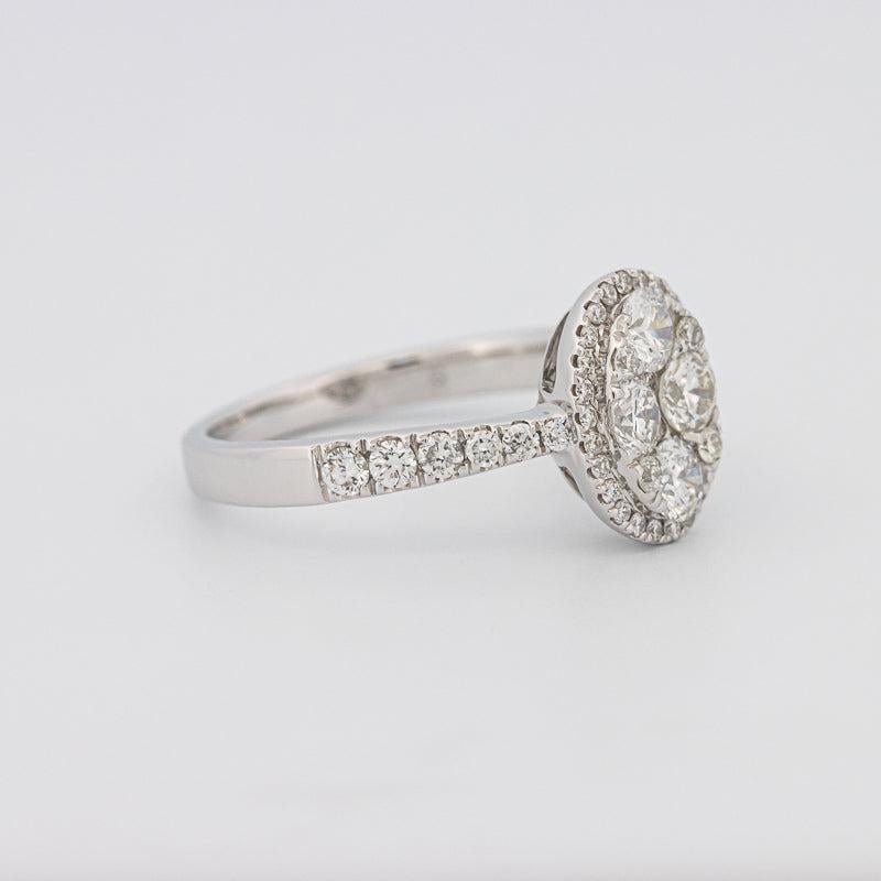 Invisible Oval Diamond Ring - ZIZOV DIAMONDS