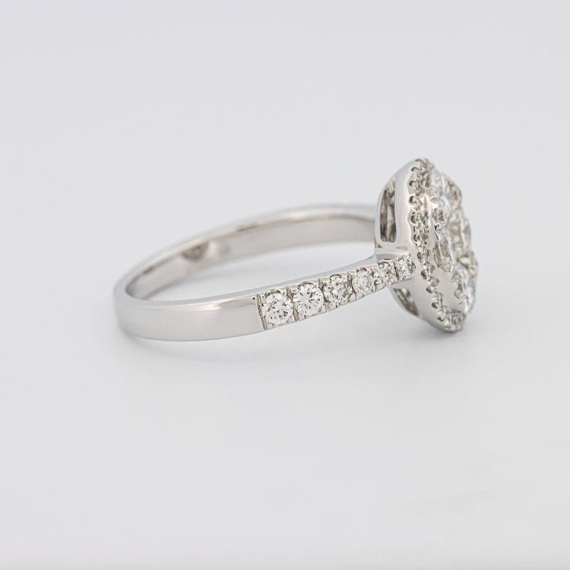 Invisible Oval Diamond Ring - ZIZOV DIAMONDS