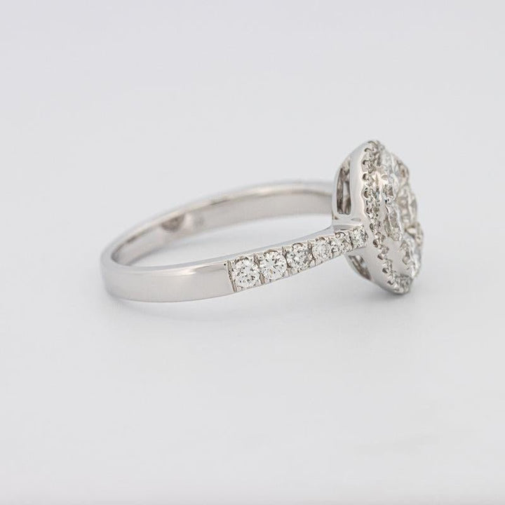 Invisible Oval Diamond Ring - ZIZOV DIAMONDS