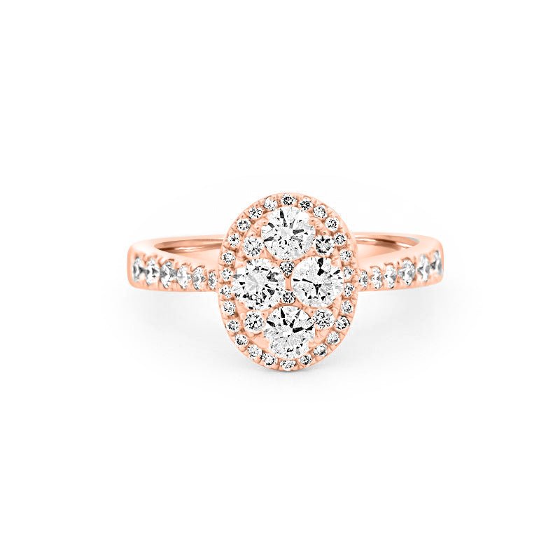 Invisible Oval Diamond Ring - ZIZOV DIAMONDS