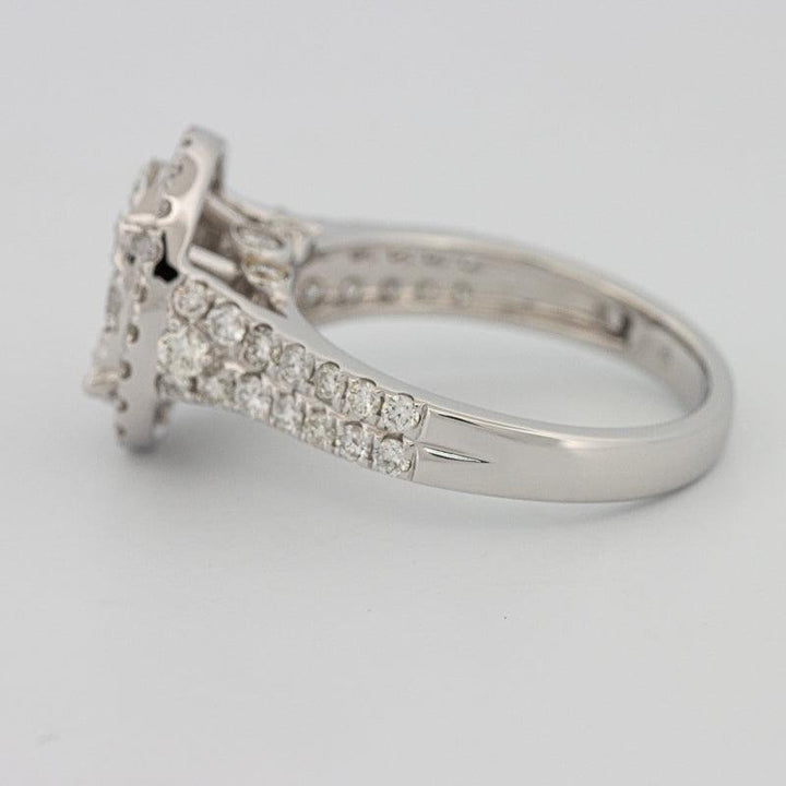Invisible oval diamond ring - ZIZOV DIAMONDS