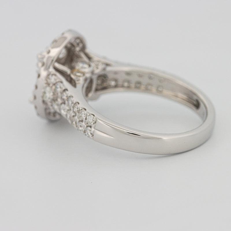 Invisible oval diamond ring - ZIZOV DIAMONDS