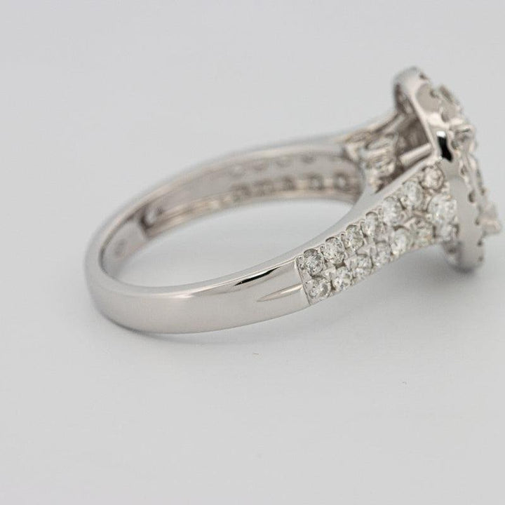 Invisible oval diamond ring - ZIZOV DIAMONDS