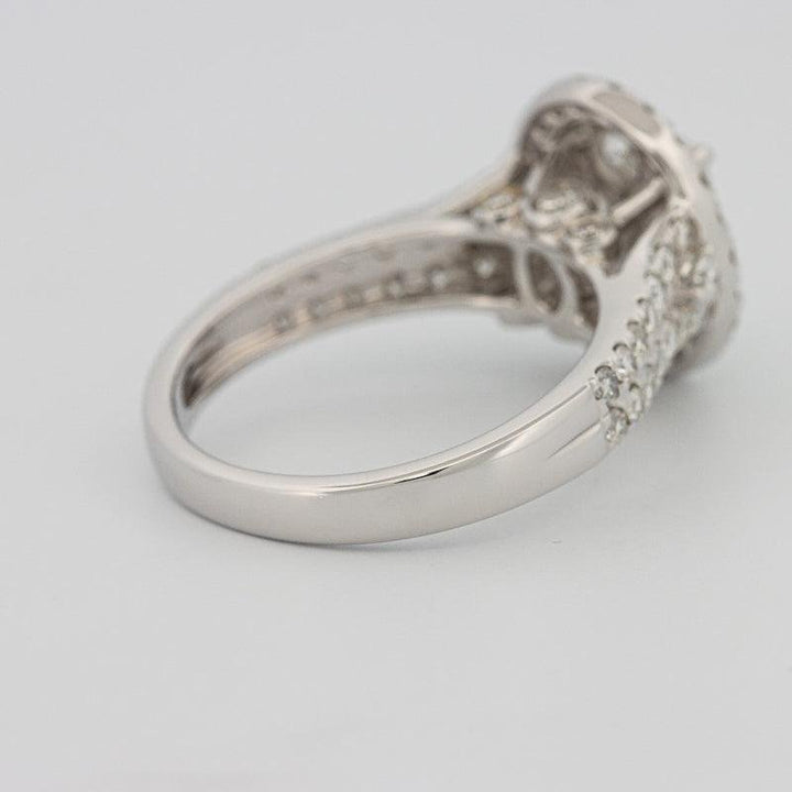 Invisible oval diamond ring - ZIZOV DIAMONDS