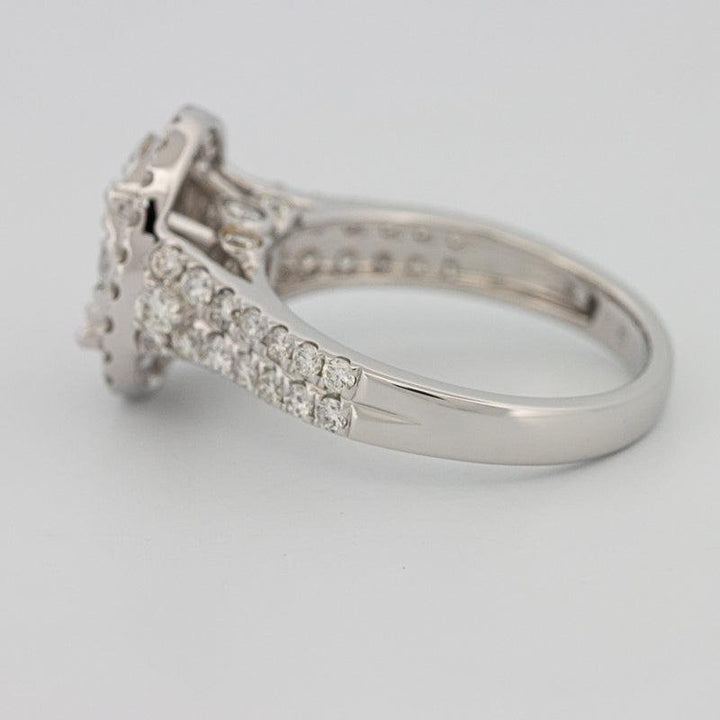 Invisible oval diamond ring - ZIZOV DIAMONDS