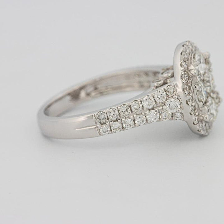 Invisible oval diamond ring - ZIZOV DIAMONDS