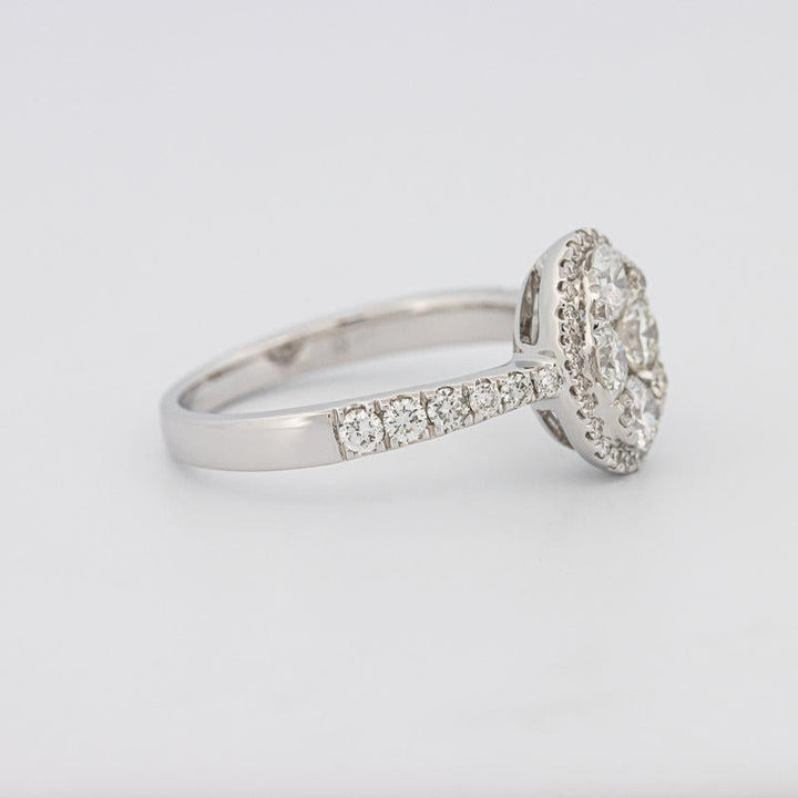 Invisible Oval Diamond Ring - ZIZOV DIAMONDS