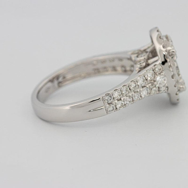 Invisible oval diamond ring - ZIZOV DIAMONDS