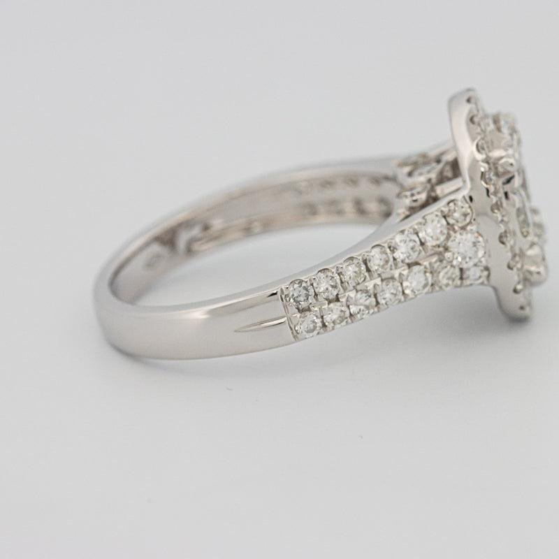 Invisible oval diamond ring - ZIZOV DIAMONDS